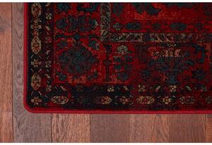 Kusový koberec vlněný Dywilan Omega Harun Navy Červený Rozměr: 200x300 cm