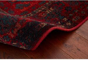 Kusový koberec vlněný Dywilan Omega Harun Navy Červený Rozměr: 200x300 cm