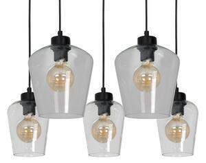 Lustr na lanku SANTIAGO 5xE27/60W/230V čirá