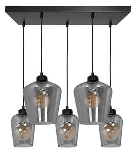 Lustr na lanku SANTIAGO 5xE27/60W/230V černá
