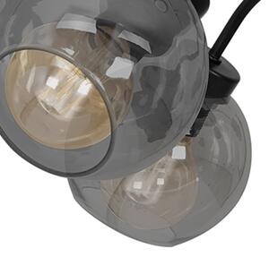 Přisazený lustr SOFIA 5xE27/60W/230V černá