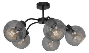 Přisazený lustr SOFIA 5xE27/60W/230V černá