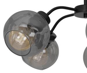 Přisazený lustr SOFIA 5xE27/60W/230V černá