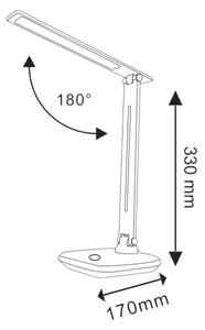 LED Stmívatelná dotyková stolní lampa VINTO LED/8W/230V černá