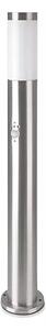 Venkovní lampa se senzorem 1xE27/60W/230V IP44 80cm matný chrom