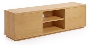 TV stolek v dekoru dubu v přírodní barvě 150x44 cm Abilen - Kave Home