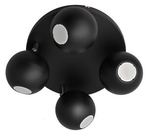 LED Bodové svítidlo MIDWAY 4xGU10/6,5W/230V černá