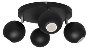 LED Bodové svítidlo MIDWAY 4xGU10/6,5W/230V černá