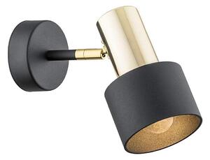 Argon 4265 - Nástěnné bodové svítidlo DORIA 1xE27/15W/230V černá/mosaz