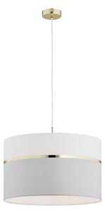 Argon 4285 - Lustr na lanku KASER 1xE27/15W/230V šedá/bílá/mosaz