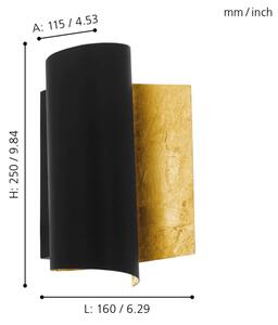 Eglo 98759 - Nástěnné svítidlo FALICETTO 1xE27/40W/230V