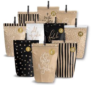 Papierdrachen Adventní kalendář DIY - Holly Night PPD110