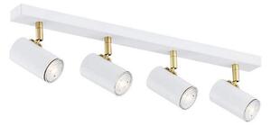 Argon 1689 - Bodové svítidlo LAGOS 4xGU10/5W/230V bílá/zlatá
