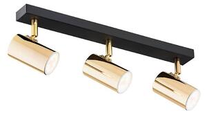 Argon 1474 - Bodové svítidlo LAGOS 3xGU10/5W/230V mosaz/černá