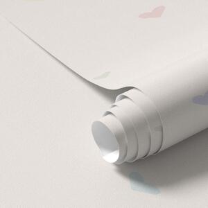 Tapety Pastelová srdíčka na jemně světlém pozadí, Tapety jedinečné, a01110v1 : uwalls.cz
