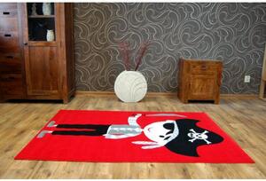 Kusový koberec BCF FLASH 33122/110 Pirát červený Rozměr: 120x170 cm