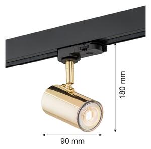 Argon 4328 - Bodové svítidlo do lištového systému HORTA 1xGU10/5W/230V mosaz