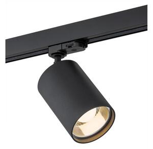 Argon 4306 - Bodové svítidlo do lištového systému BERGEN 1xE27/15W/230V černá