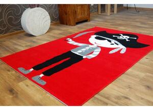 Kusový koberec BCF FLASH 33122/110 Pirát červený Rozměr: 120x170 cm