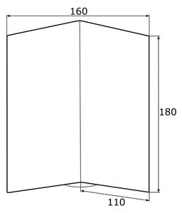 Argon 0918 - Nástěnné svítidlo SKIATOS 2xGU10/5W/230V
