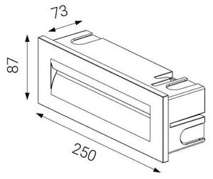 LED2 - LED Venkovní zápustné svítidlo STEP IN LED/8,5W/230V IP65