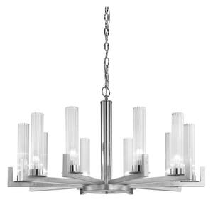 Kolarz 6009.81050 - Lustr na řetězu RAGGIO 10xE14/25W/230V stříbro