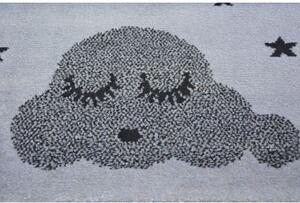 Balta Kusový koberec BCF FLASH EYES 3977 Mráčky šedý Rozměr: 120x160 cm