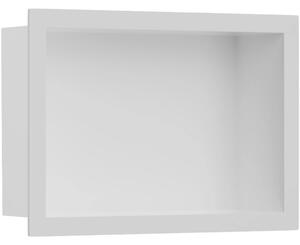 Zápustná polička/nika s okrajem do obkladu - bílá matná - 30x20x10 cm