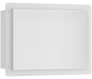 Zápustná polička/nika do obkladu - bílá matná - 30x20x10 cm