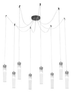 Kolarz 6009.30860 - Lustr na lanku RAGGIO 8xE14/25W/230V pavouk matný chrom