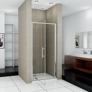 Sprchové otočné dveře MONO D1 80 × 185 cm – čiré sklo, chrom