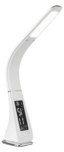 Rabalux - LED Stmívatelná dotyková stolní lampa s displejem LED/5W/230V bílá