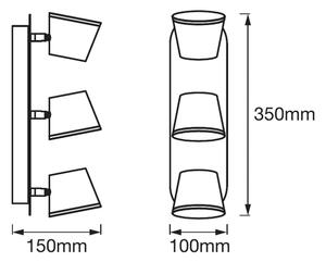 Ledvance - LED Koupelnové bodové svítidlo SPOT 3xLED/7W/230V IP44 3000/4000K