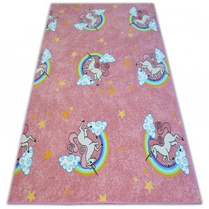 Balta Kusový dětský koberec UNICORN Jednorožec růžový Rozměr: 100x150 cm