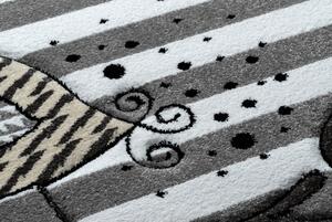 Makro Abra Dětský kusový koberec PETIT ptáčci šedý Rozměr: 180x270 cm