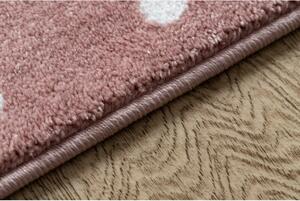 Makro Abra Dětský kusový koberec PETIT Králík růžový Rozměr: 140x190 cm