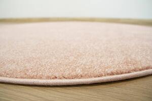 Makro Abra Kulatý dětský koberec Lima 2081A Jednobarevný růžový Rozměr: průměr 100 cm