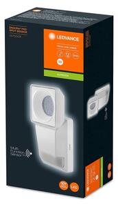 Ledvance - LED Venkovní nástěnné svítidlo se senzorem SPOT LED/8W/230V IP55 bílá