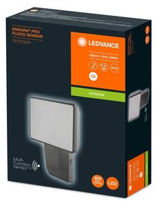 Ledvance - LED Venkovní nástěnný reflektor se senzorem FLOOD LED/15W/230V IP55
