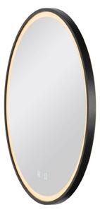 BIG WHITE (SLV) TRUKKO 60 zrcadlo ? 60 cm, chrom, černý okraj 1007201