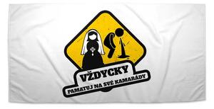 Sablio Ručník Vždycky pamatuj na svoje kamarády - 30x50 cm