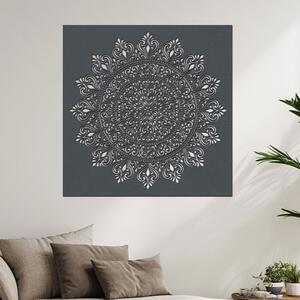 Dřevěná mandala Propojení | Rozměry (cm): 40x40 | Zvolte barvu dekoru: Antracitová