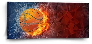 Sablio Obraz Basketbalový míč - 110x50 cm
