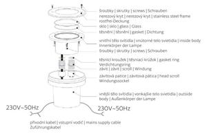 LED Venkovní nájezdové svítidlo ROAD LED/0,5W/230V IP67 3000K