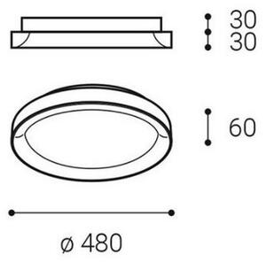 LED2 - LED Stropní svítidlo BELLA SLIM LED/38W/230V 3000/4000K bílá