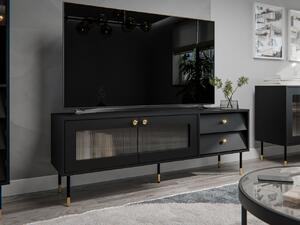 TV skříňka/stolek Aurezzo 2S (černá)