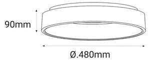 LED2 - LED Stropní svítidlo BELLA LED/40W/230V 3000/4000K černá