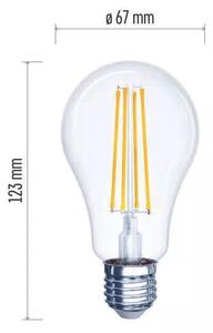 Emos LED žárovka filament E27 11W, 1521lm, náhrada za 100W, neutrální bílá 4000K