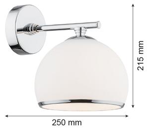 Argon 4254 - Nástěnné svítidlo MARBELLA 1xE27/15W/230V chrom