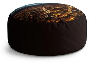 Sablio Taburet Circle Noční Paříž: 38x48 cm